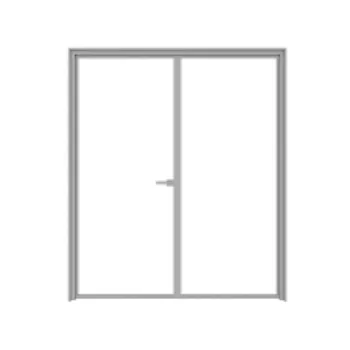 Double Glass Door